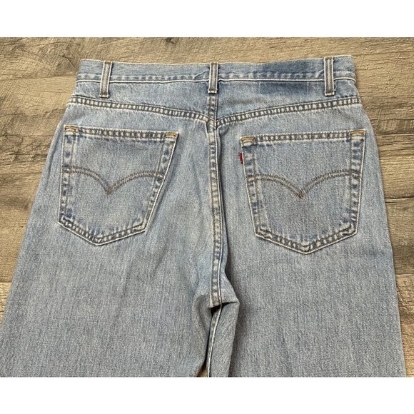 Vintage Levis 505 Jeans Mens 34x30 Blue Denim Stonewashed Straight Leg Light Y2K - Picture 3 of 8